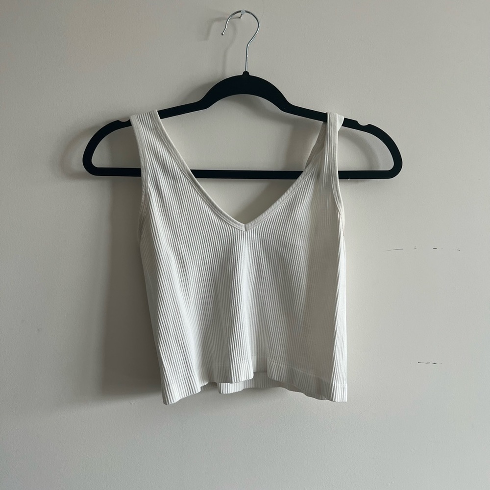 White crop top